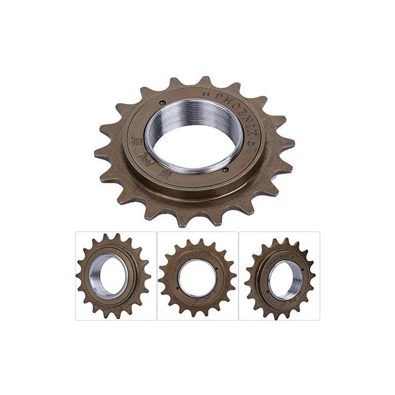 Single Speed Freewheel Sprocket, 18T Bicycle Freewheel Single Speed Sprocket