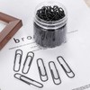 Vinaco Paper Clips Black, 100 Pack Large Paper Clips 2