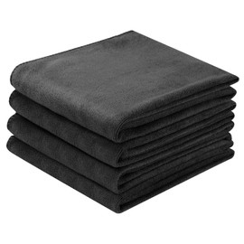 HAGOT 4 Pack Microfibre Sports Towel, Soft Fast Drying Absorbent Workout Sweat Towels for Yoga, Camping, Gym Fitness, 75cm X35cm