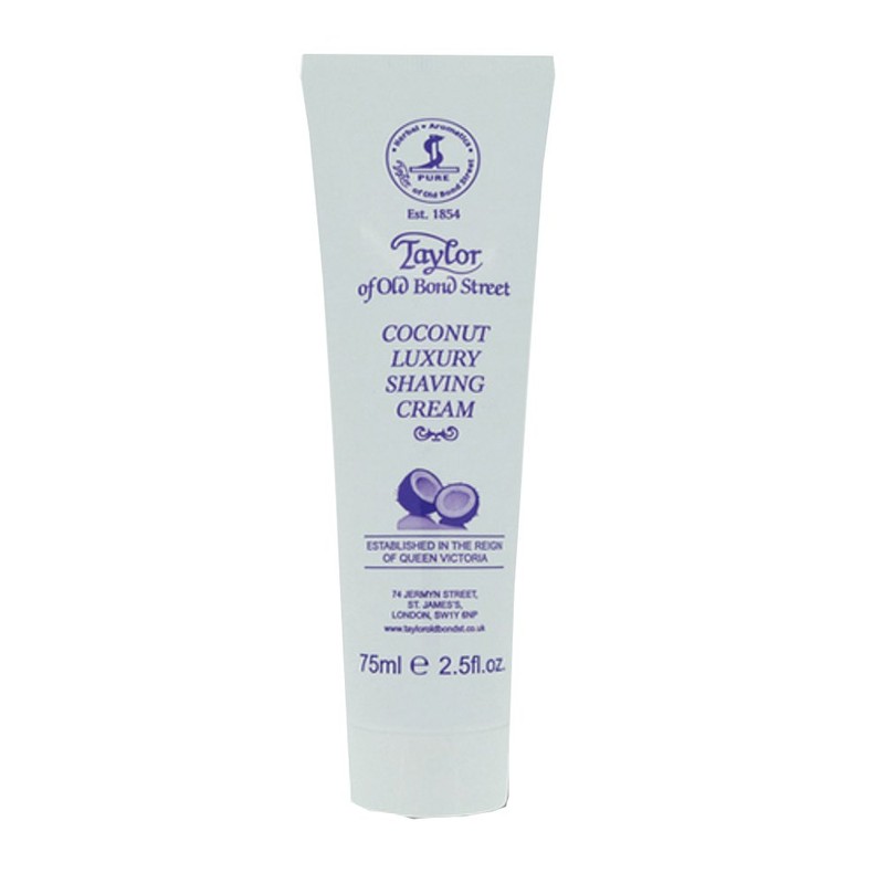 Shaving Cream 75ml Tube Coconut