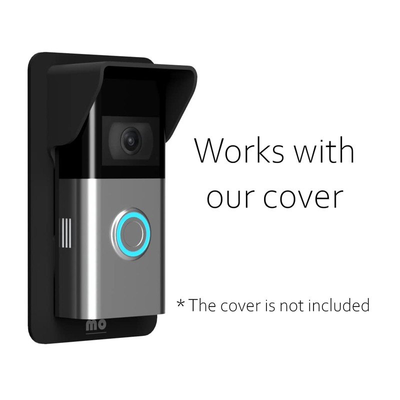 Non-Adhesive Wall Plate Compatible with RingDoorbell Battery Doorbell & Older