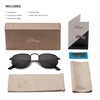 Hipster Hexagonal Polarized Sunglasses Men Women Geometric Square Small Vintage