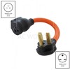 AC WORKS 30A 250V 3-Prong 6-30P Plug to 6-15/20 20A