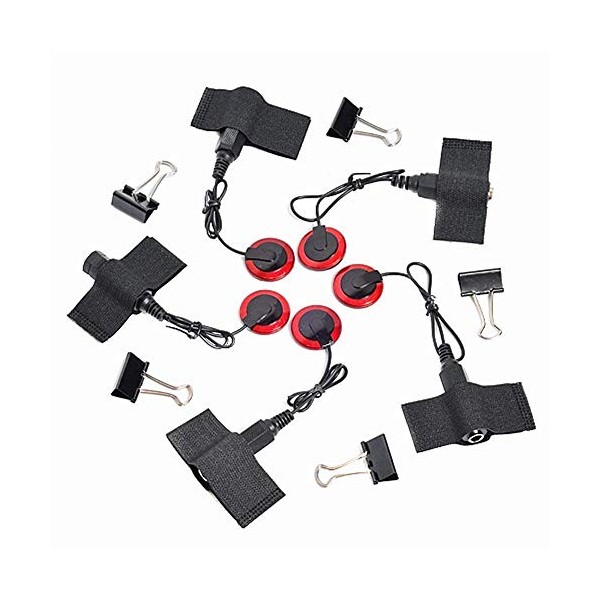 eoocvt 5pcs Piezo Contact Microphone Mic. Pickup for Guitar Violin