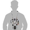 SF Fly Fishing Neckvest Lanyard Unloaded Black Adjustable Tool Holder