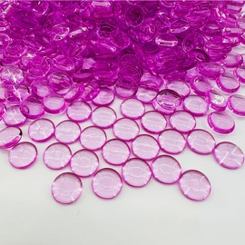 Dorothy Acrylic Vase Filler Beads for Centerpieces 630 PCS 0.6 Inch Plastic Flat Marbles for Vases,Home Decor,Wedding Decor,Floral Designs, Aquarium Fish Tank & Candle Holders