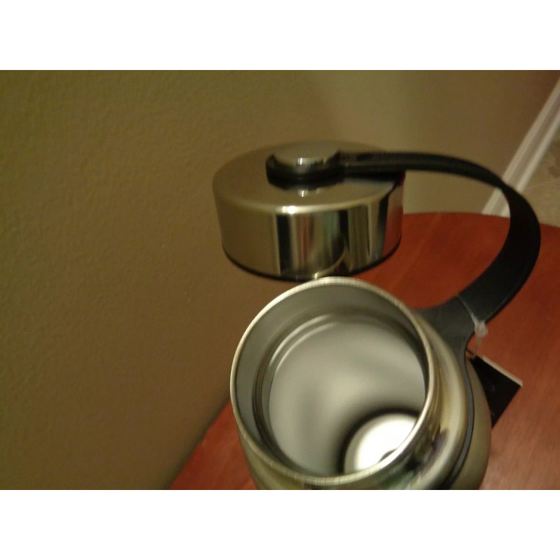 SHARPER IMAGE DASHING STAINLESS STEEL INSULATED DOUBLE WALL WATER BOTTLE