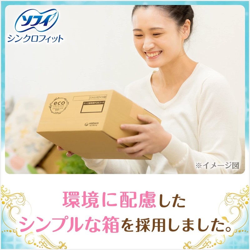 Sophy Synchrofit Pack for Daytime, 96 Pack (Sanitary Supplies Napkin