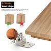 Ravinte 60 Pack 30 Pairs 3/8 Inch Inset Cabinet Door