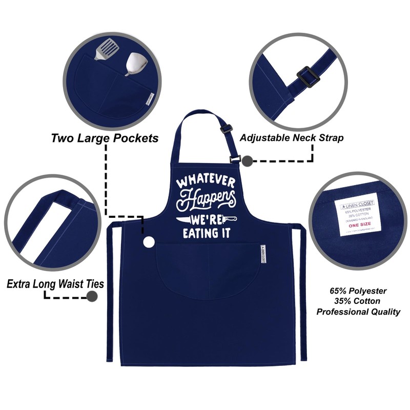 LINEN CLOSET® Bbq Aprons for Men Funny Aprons Grilling Novelty