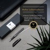 Hörner Levio High-Quality Fountain Pen with Engraving, Ink in Black,