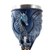 OTARTUDE Medieval Blue Dragon Goblet Stainless Steel Dungeons and Dragons