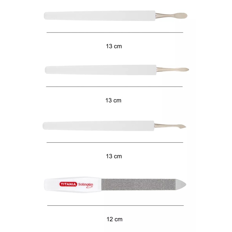 Titania Germany Kit De Instrumentos Para Manicura, 4 Pzs, Calidad