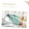 BIUDECO 1 Pair Gel Gloves Women Gels Hand Grooming Glove