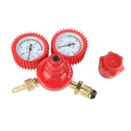 Gas Pressure Regulator Propane Tank Gauge Clear Accurate Dial Thickened Knob Aluminum Alloy Gas Pressure Gauge