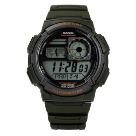 Casio Collection Men's Watch AE-1000W, Green - Casio Collection
