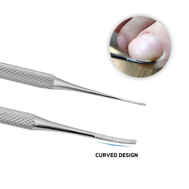 Double Ended Ingrown Toenail Lifter and Toe Nail File must