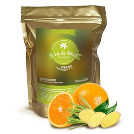 TE HE DE AMAR Tisana Frutal/ENERGY/Naranja - Jengibre (250 GR)