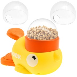 Hnvdkln Duck Shaped Interactive Feeder, 2 in 1 Slow Feeder, Dog Intelligence Toys, Duck Shaped Slow Snack Dispenser, Interactive Dog Toys