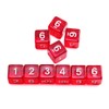 Yourandoll 10pcs Polyhedral Dice D6 (1-6) Dice 6 Sided Dice