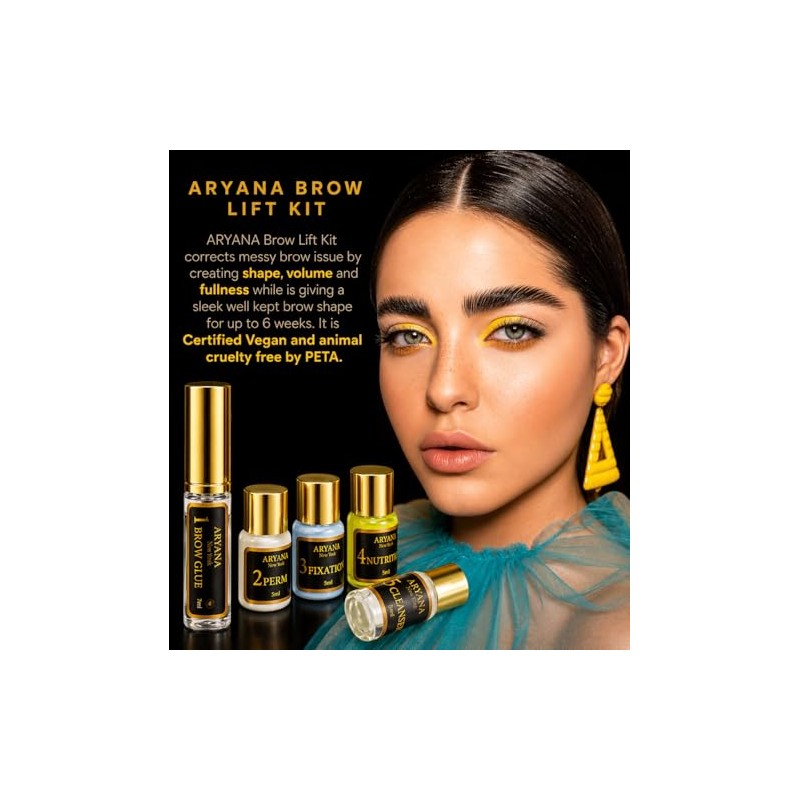 ARYANA NEW YORK Kit de laminación de cejas En casa