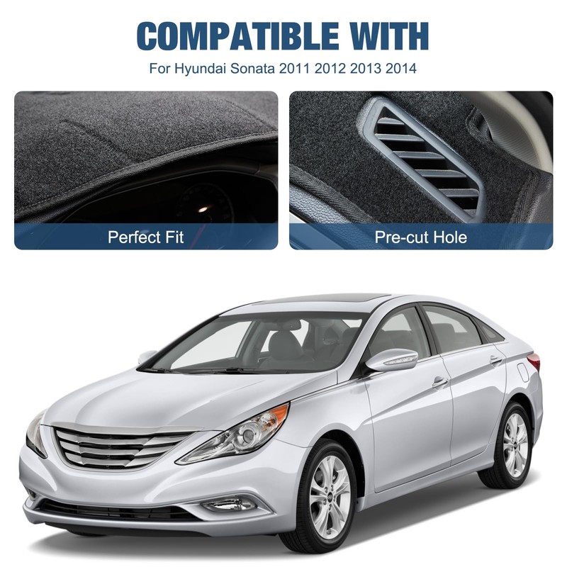 BERKSYDE Dashboard Dash Cover Mat Carpet Compatible with 2011 2012