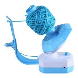 Outbit Automatic Yarn Ball Winder Electric Yarn Winder USB Port 10oz Fast Yarn Spinner Crochet Wool Winder for Knitting Lovers (Blue)