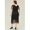 BABEYOND Great Gatsby Dresses for Women Plus Size Cocktail Dress