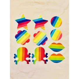 Rainbow pasties 5 pack