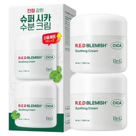 Dr. G Red Blemish Cica Soothing Cream, 50ml, 2 pcs / 닥터지 레드 블레미쉬 시카 수딩 크림, 50ml, 2개