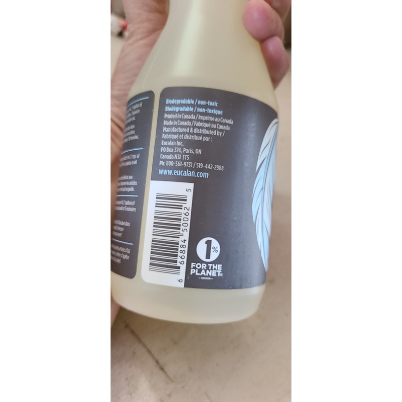 Eucalan Concentrated Laundry Detergent 16.9 Oz Bottle Scent Free