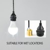 10Foot with Wire Electric Light Socket Waterproof Plug Light Outdoor