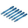 PATIKIL 35mm Aluminum Dart Shaft Medium 2BA Thread Dart Stem
