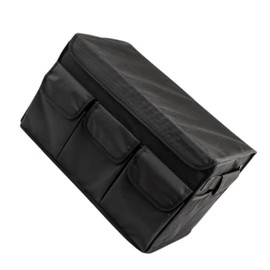 Totority Organizador Plegable para Maletero De Coche Negro Mediano, Caja De Almacenamiento De Tela Oxford, Multiuso para Viajes y Uso Doméstico,...   
