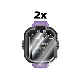 IPG para TickTalk5 - Protector de visualización de hidrogel para niños (2 unidades) invisible HD transparente protector de visualización anti arañazos, antihumedad/autocuración/sin burbujas para