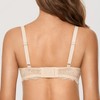 DOBREVA Women's Push-Up Bra with Lace, Padded, Plunge Underwire, Full