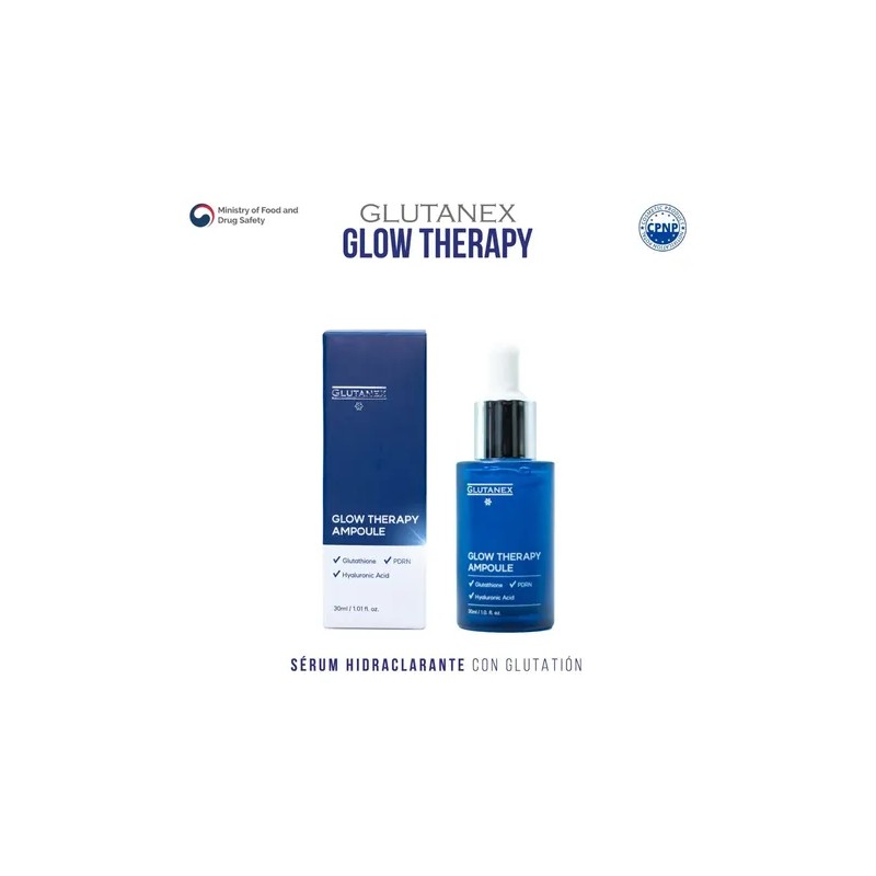 Glutanex Glow Therapy Ampoule Serum Hidraclarante Antioxidan