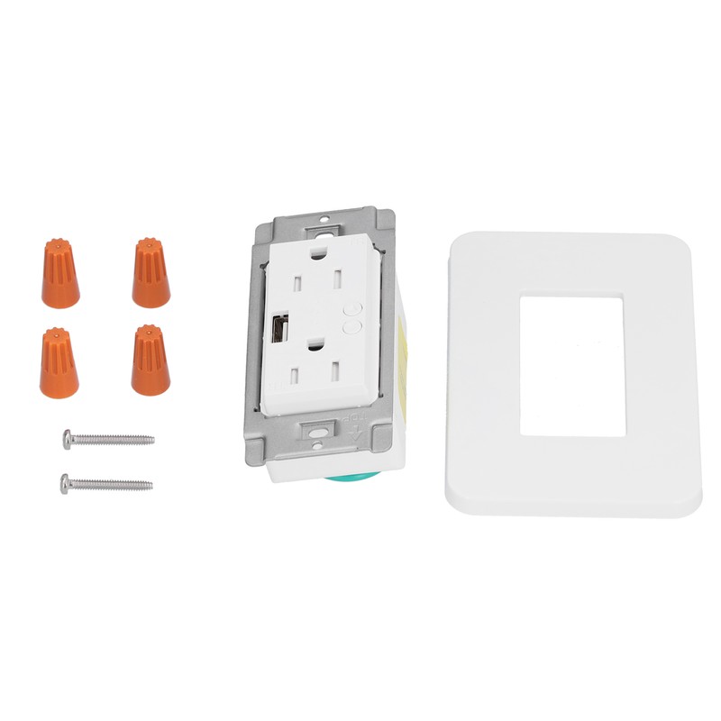 15A WiFi Smart Wall Socket Partition Control USB Interface Remote