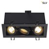 SLV Ceiling Build-In Spotlight Kadux 3 Downlight 3 x GU10/230