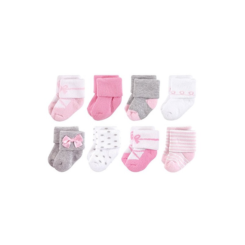 Little Treasure Calcetines unisex para recién nacido, Bailarina paquete de