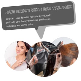 Mikinona Brush Set Wire Bristle Hair Brush Comfortable Handle for Scalp Massage