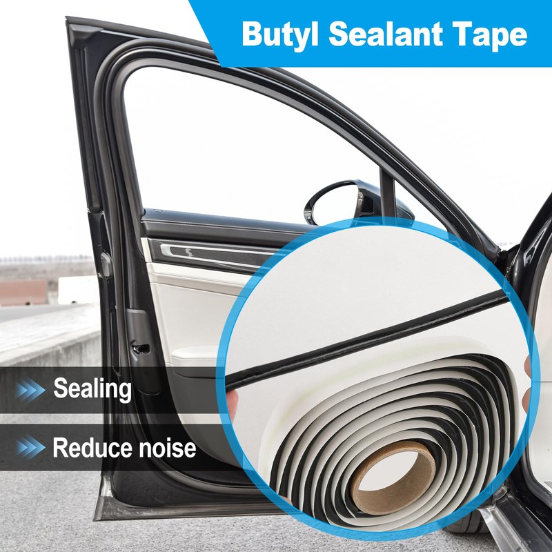 ZOLLEFY Butyl Sealing Tape 13 Feet 2-Pack - Ideal for