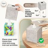 2 Pack Tissue Box Cover - Decorative Tissue Box Holder