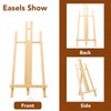 16 Pack 15 Inch Wood Easels, Easel Stand for Painting