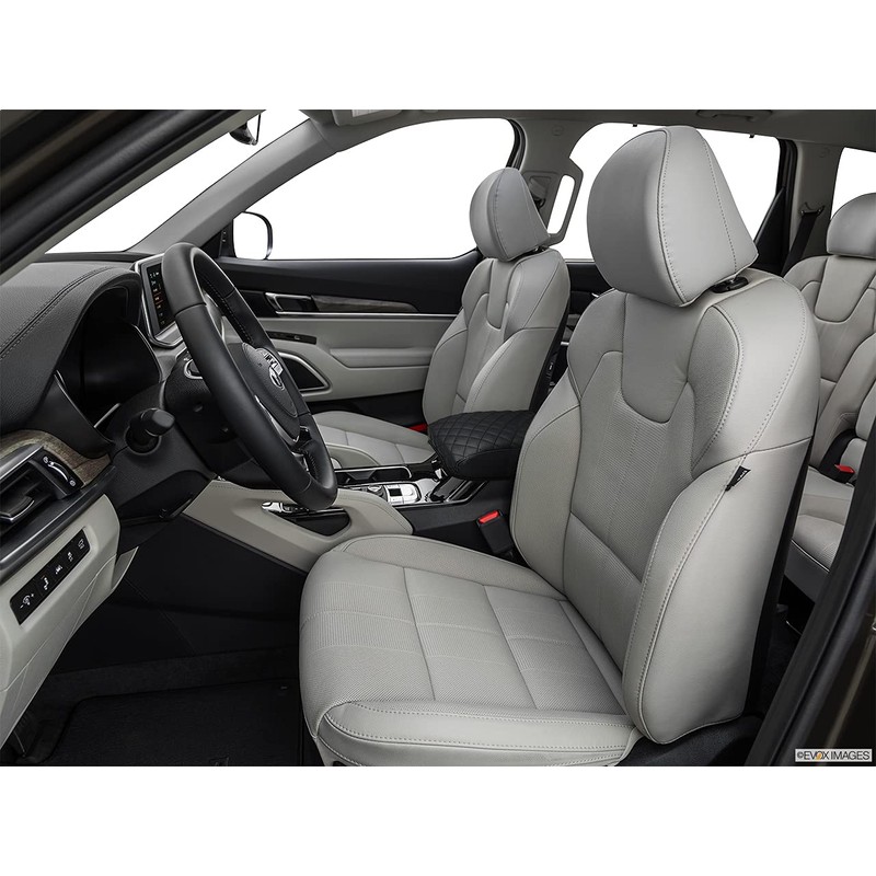 KMMOTORS Telluride Console Cover, Armrest Cushion, Vegan Leather, Console lid