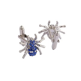 Juweliert Blue Spider Metal Cufflinks Cuff Links