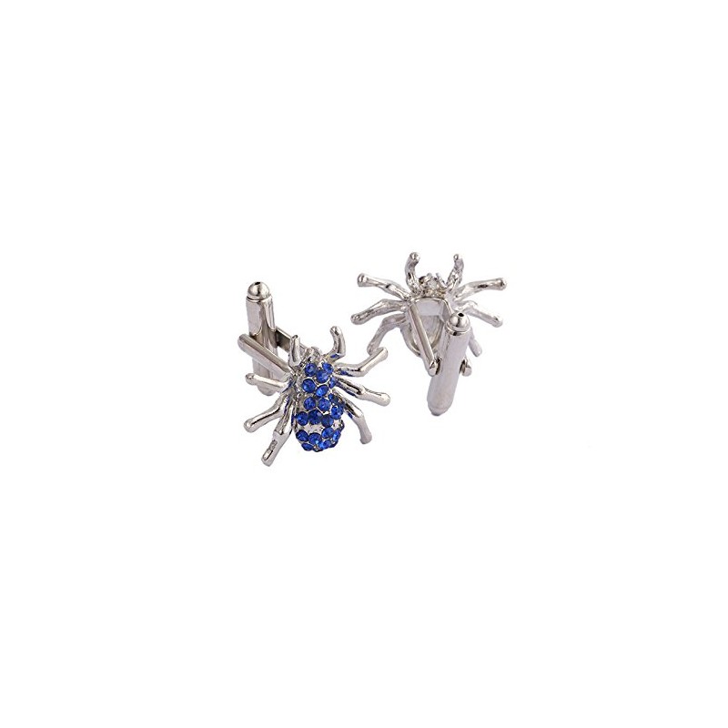 Juweliert Blue Spider Metal Cufflinks Cuff Links