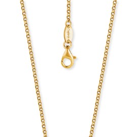 Engelsrufer Belcher Chain Necklace Gold Plated 925 Sterling Silver Thickness 2.1 mm (0.08") Length 80 cm (31.50")