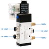 Baomain Pneumatic Solenoid Valve 4V310-10 AC 220V PT 3/8" 2