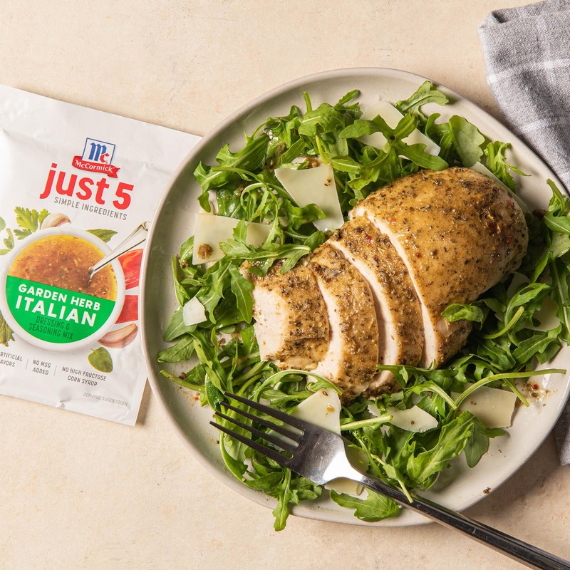 McCormick Just 5 Simple Ingredients Garden Herb Italian Dressing &